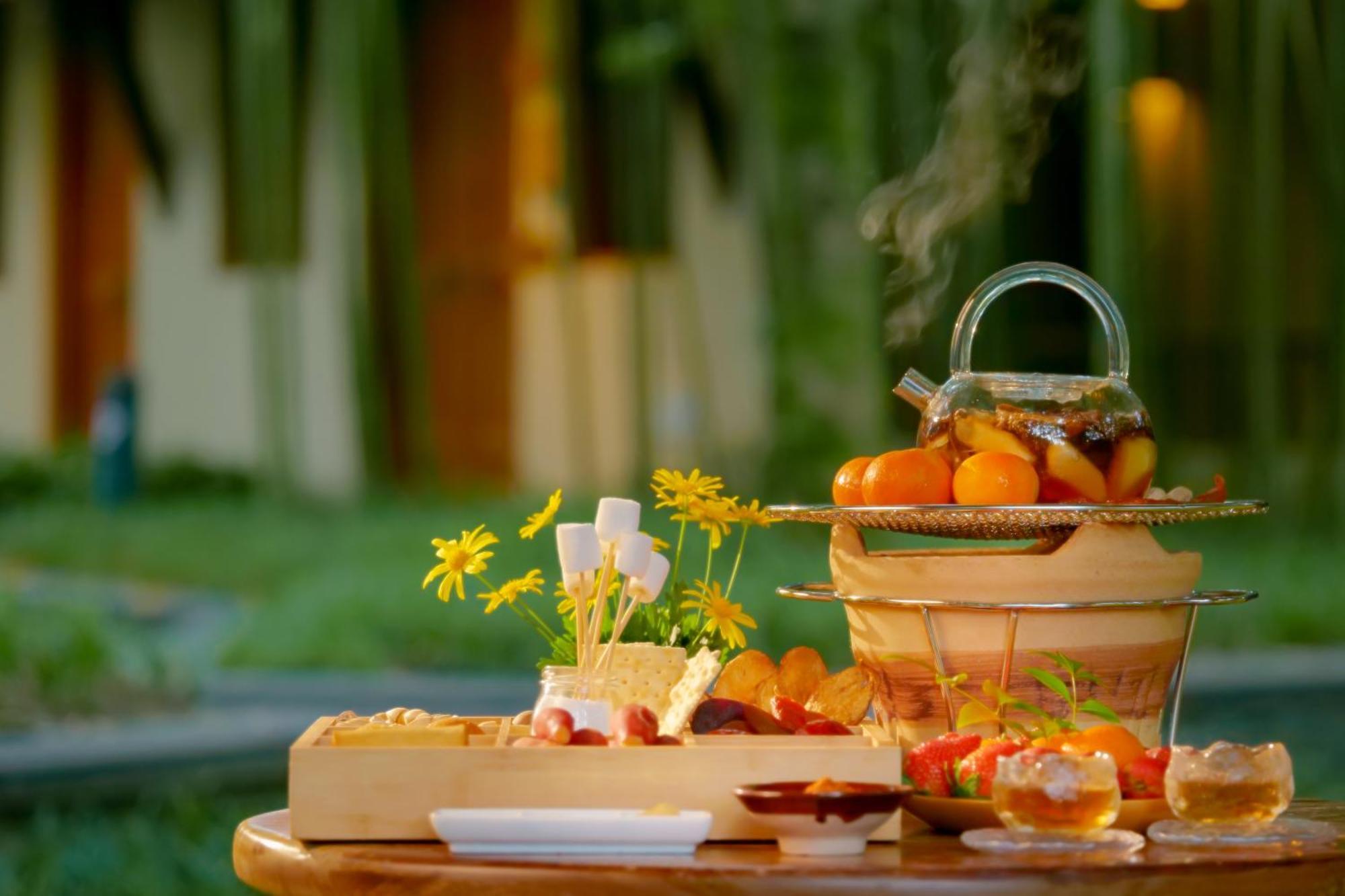 Hotel Six Senses Qing Cheng Mountain Chengdu Exterior foto