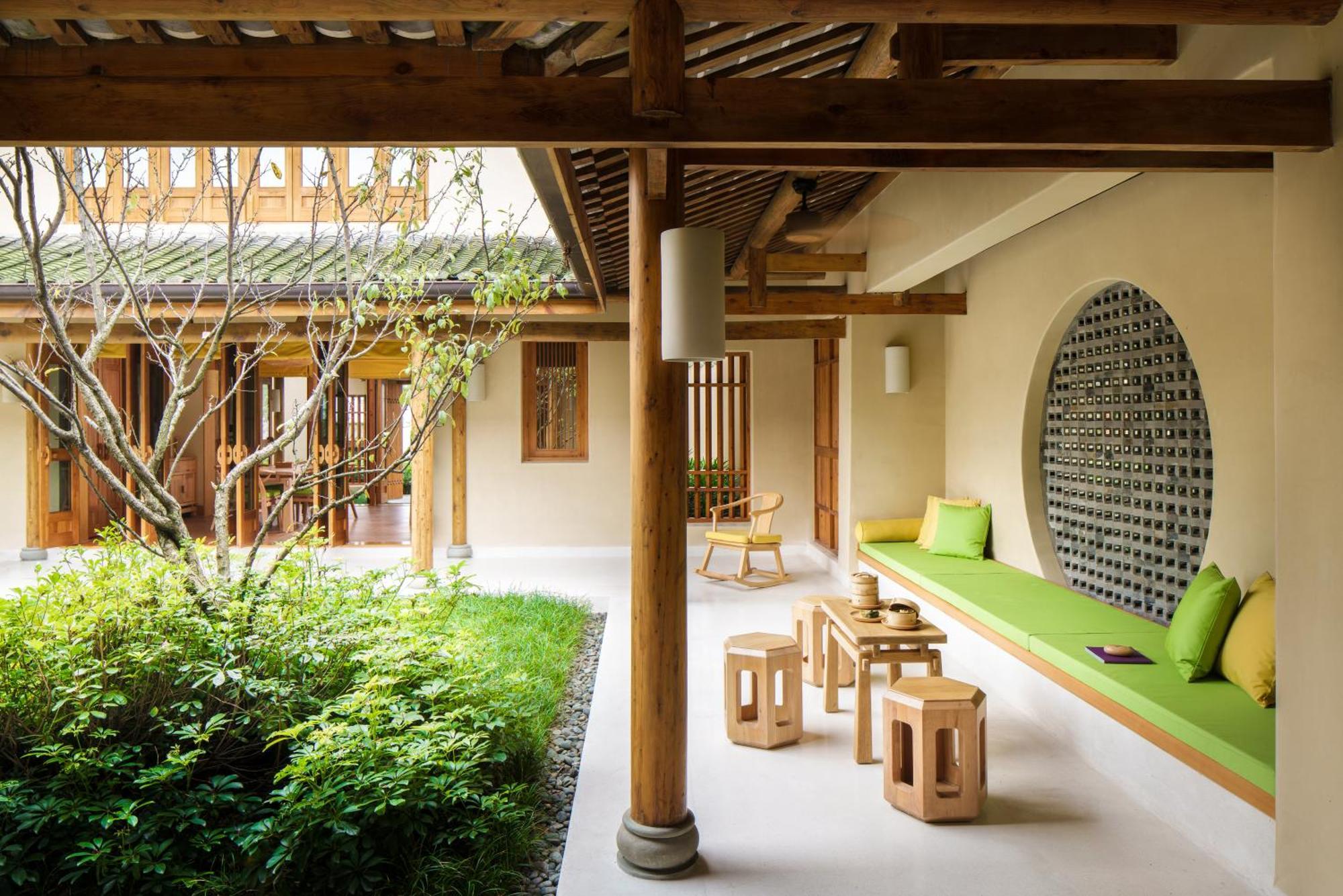 Hotel Six Senses Qing Cheng Mountain Chengdu Exterior foto