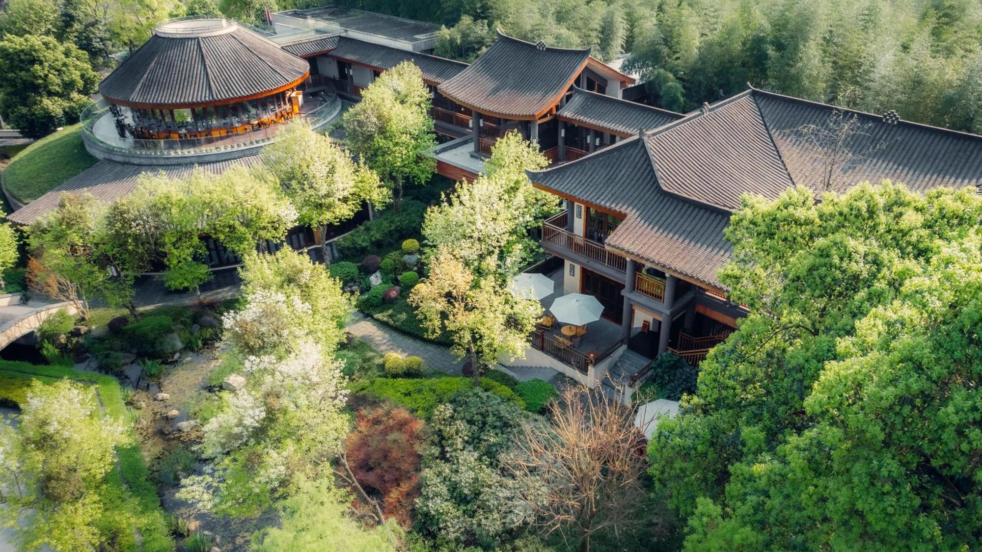 Hotel Six Senses Qing Cheng Mountain Chengdu Exterior foto