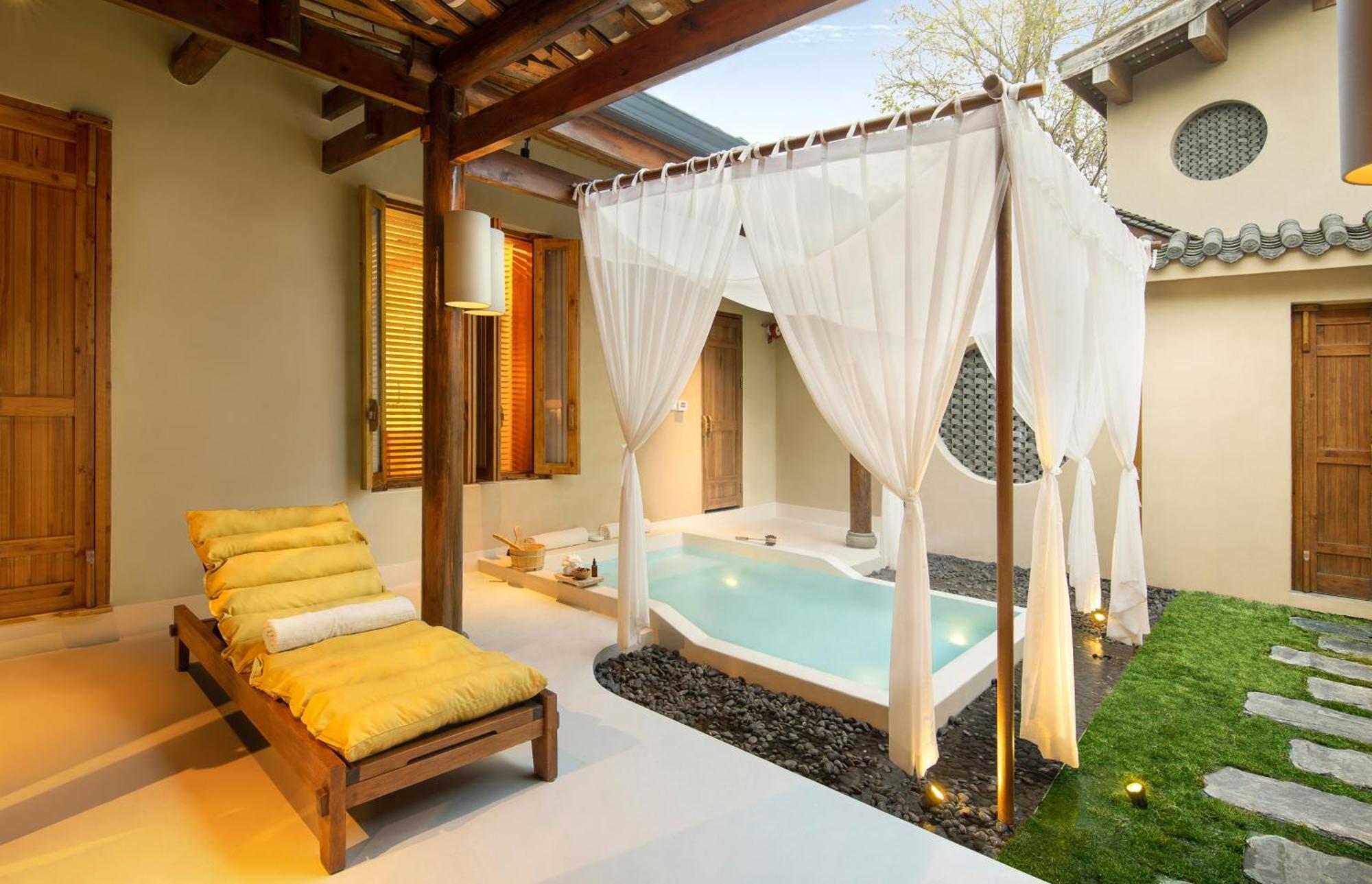 Hotel Six Senses Qing Cheng Mountain Chengdu Exterior foto