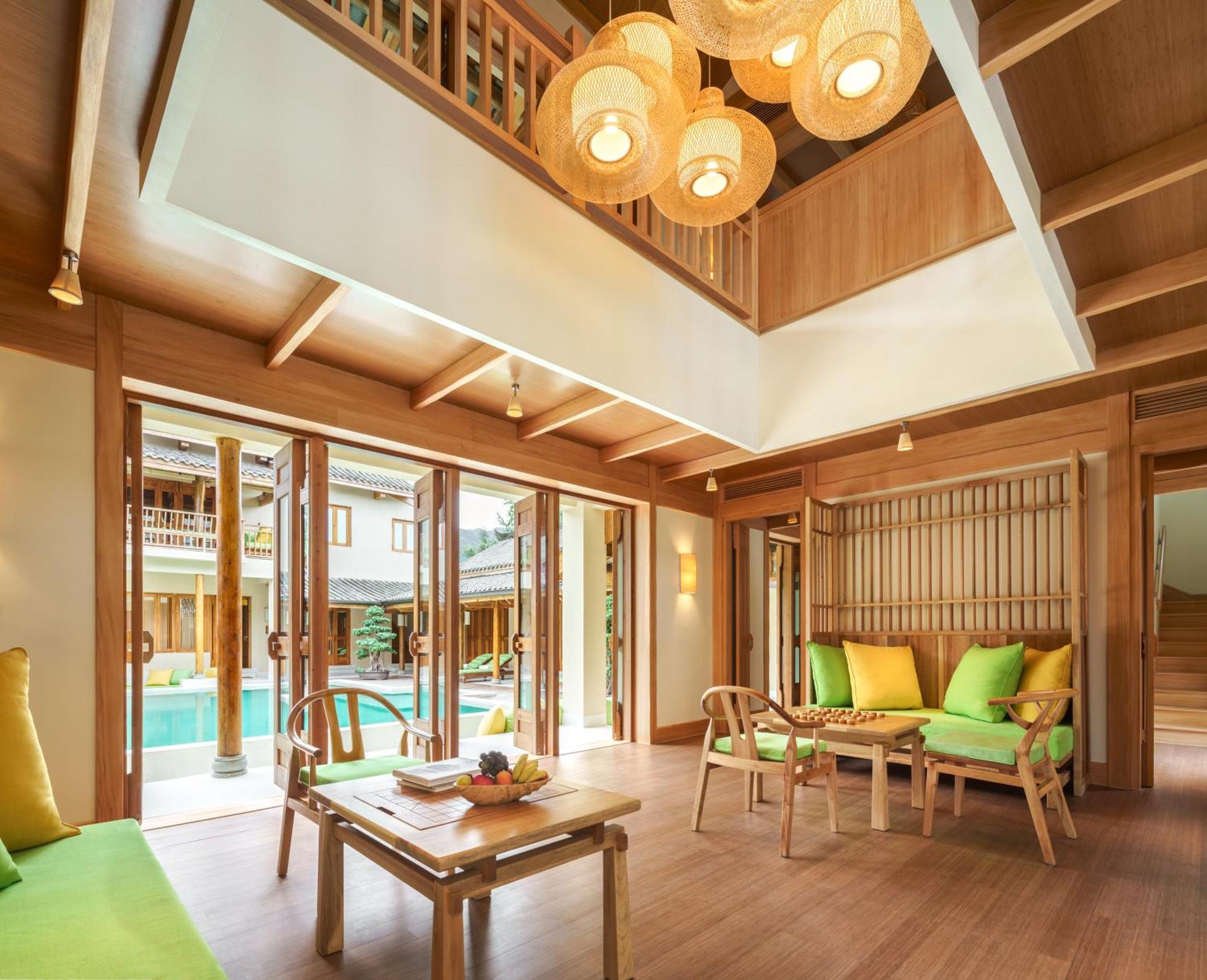 Hotel Six Senses Qing Cheng Mountain Chengdu Exterior foto
