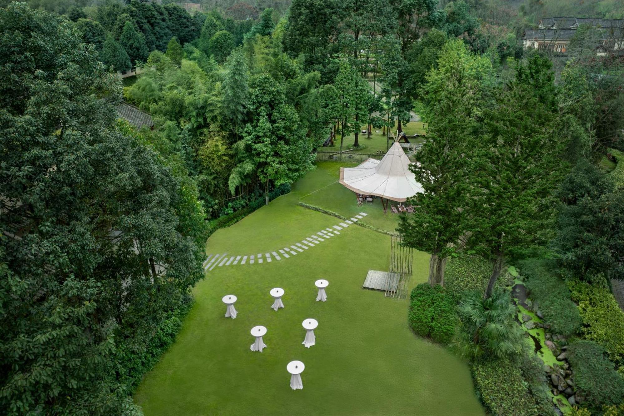 Hotel Six Senses Qing Cheng Mountain Chengdu Exterior foto